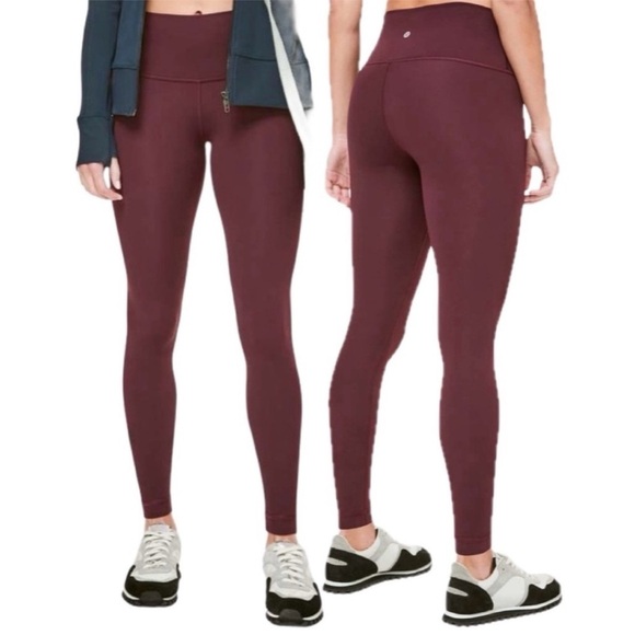 Lululemon Wunder Under High-Rise 28" Leggings Dark Adobe Size 2 - Picture 2 of 12